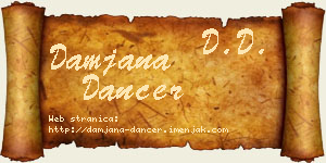 Damjana Dancer vizit kartica